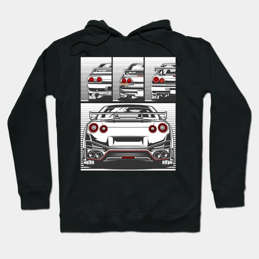 Generation Of Nissan Gtr Series Hoodie