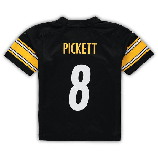 Preschool Kenny Pickett Black Pittsburgh Steelers Game Jersey