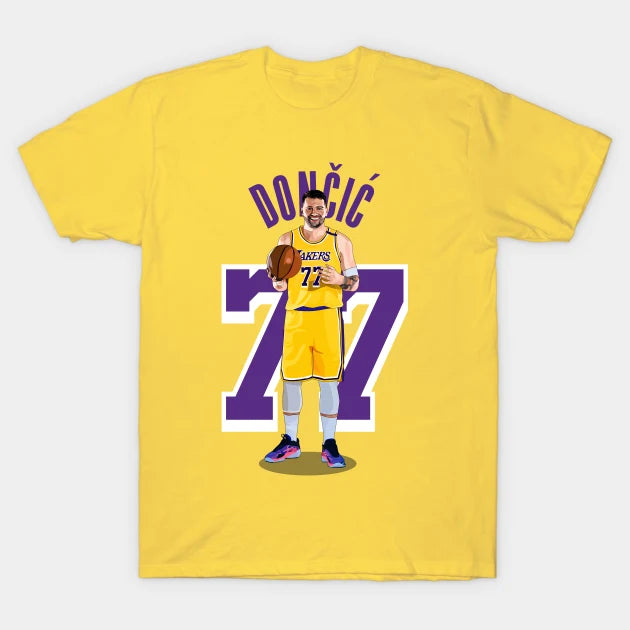 Luka Doncic La Lakers Vector Art T-Shirt