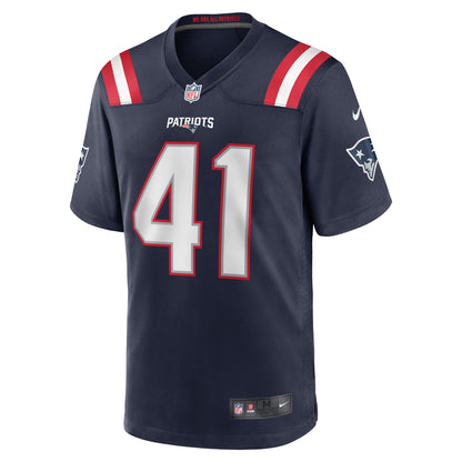 Brenden Schooler New England Patriots Game Player Jersey - Navy