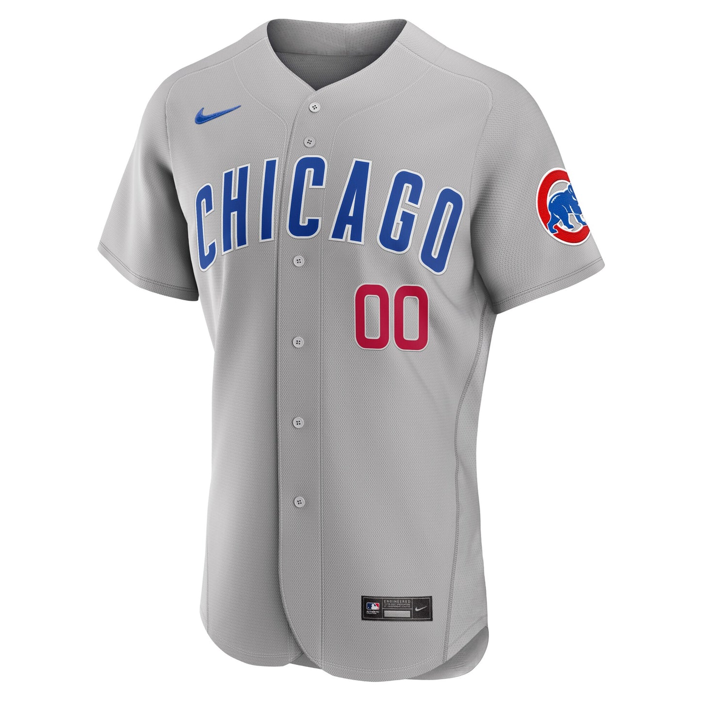 Chicago Cubs Road Authentic Custom Jersey - Gray