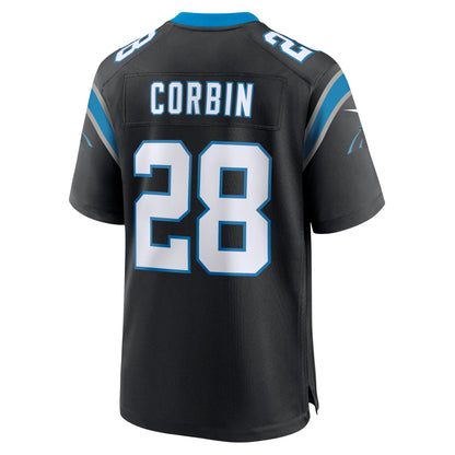 Jashaun Corbin Carolina Panthers Team Game Jersey - ?Black