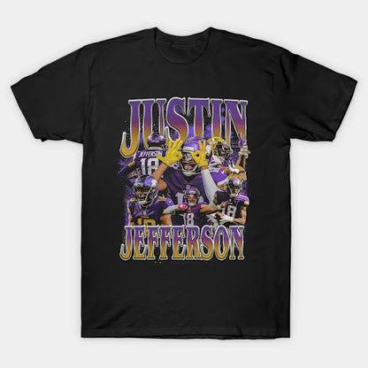 Justin Jefferson Vintage Bootleg T-Shirt