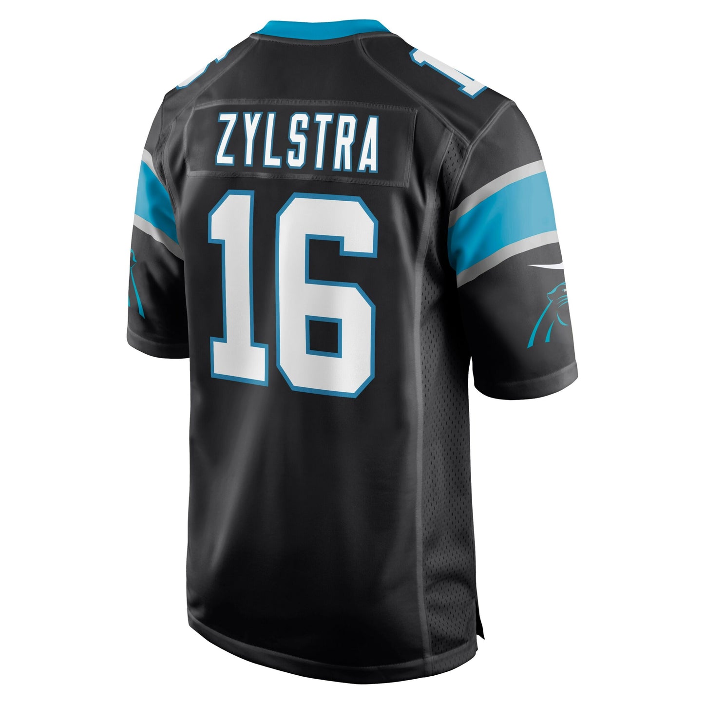 Brandon Zylstra Carolina Panthers Game Jersey - Black