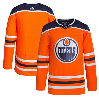 Edmonton Oilers Home Authentic Pro Jersey - Orange