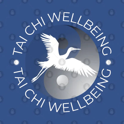 Tai Chi Wellbeing Logo White Hoodie