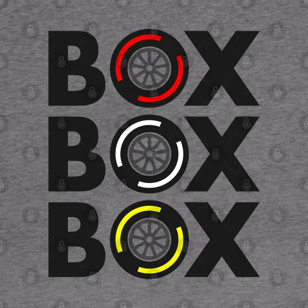 Box Box Box F1 Tire Compound Design Hoodie