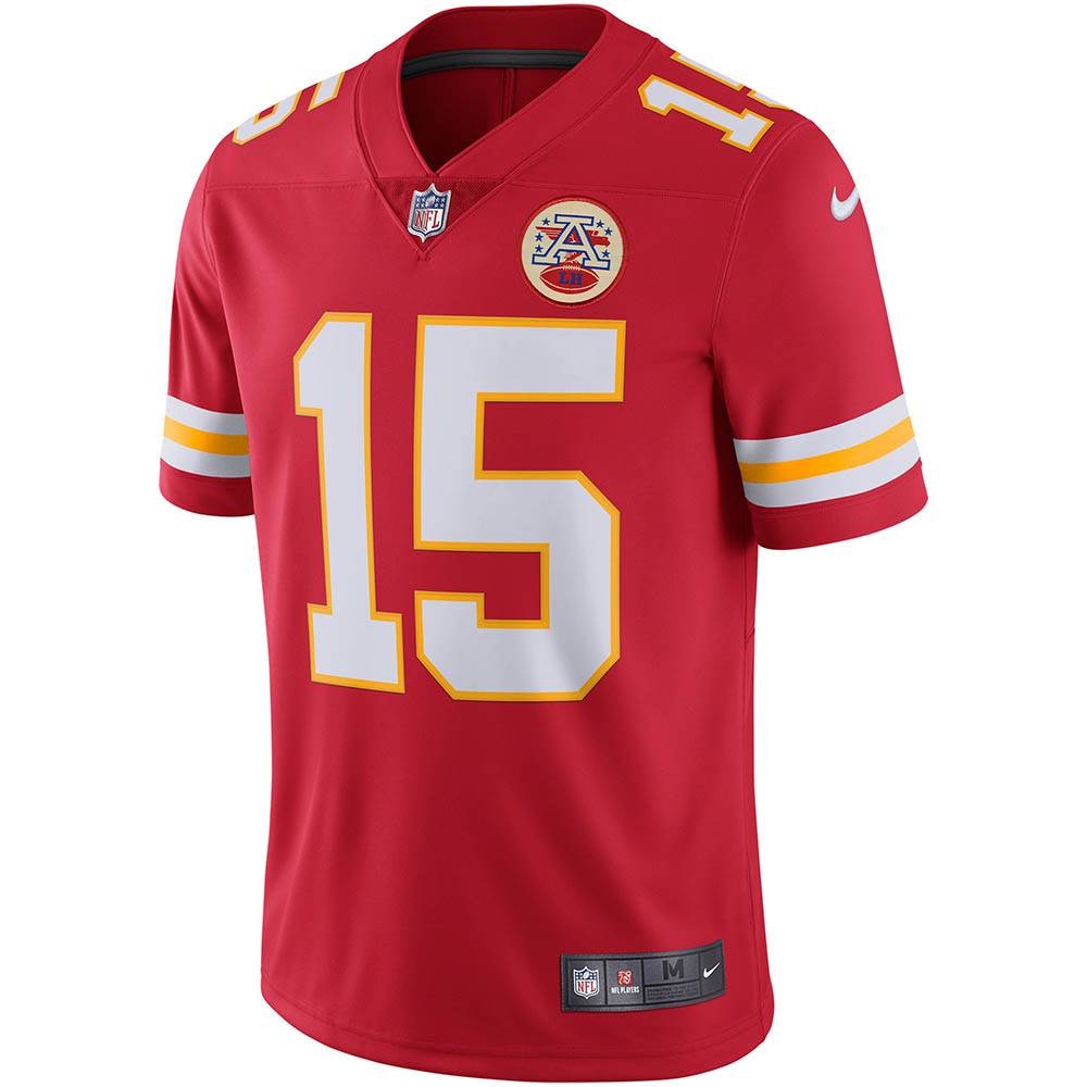 Men's Kansas City Chiefs Patrick Mahomes Vapor Untouchable Limited Jersey Red