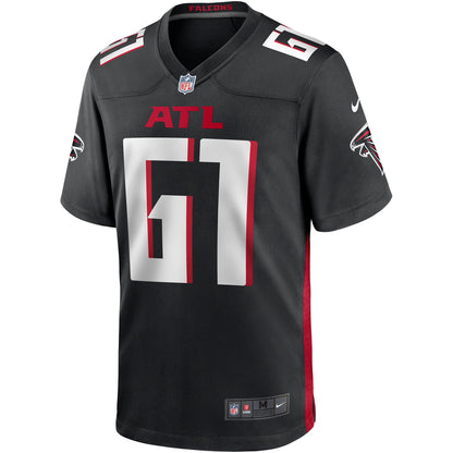 Matt Hennessy Atlanta Falcons Player Game Jersey - Black