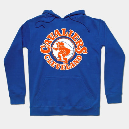 Retro Fan Art Cleveland Cavaliers Vintage Throwback Classic Hoodie