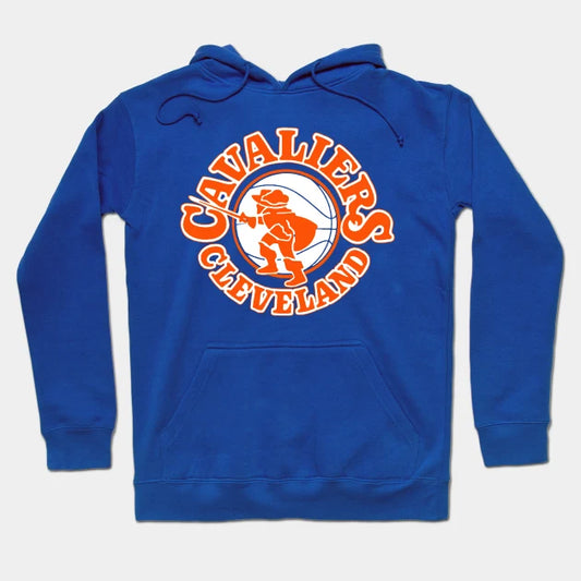Retro Fan Art Cleveland Cavaliers Vintage Throwback Classic Hoodie