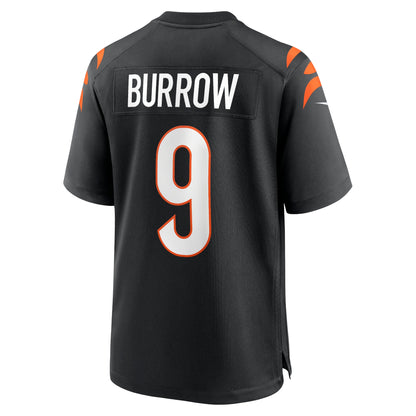 Joe Burrow Cincinnati Bengals Player Game Jersey - Black