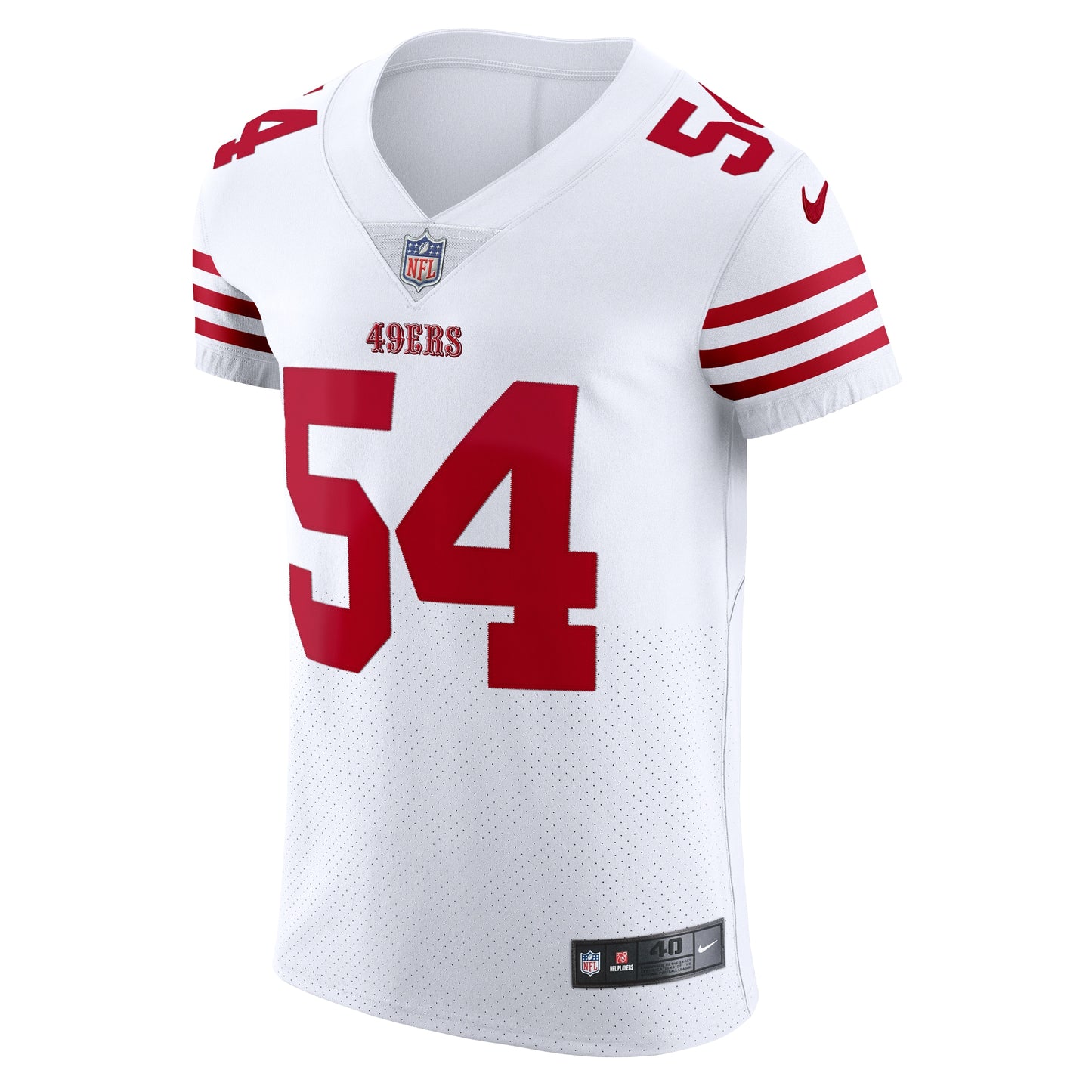 Fred Warner San Francisco 49ers Vapor Elite Jersey - White