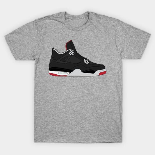 Air Jordan Iv (4) - Bred T-Shirt