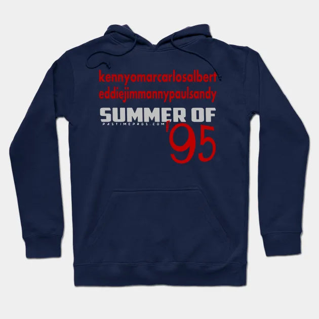 1995 Tribe Cleveland Indians Throwback Lineup Hoodie
