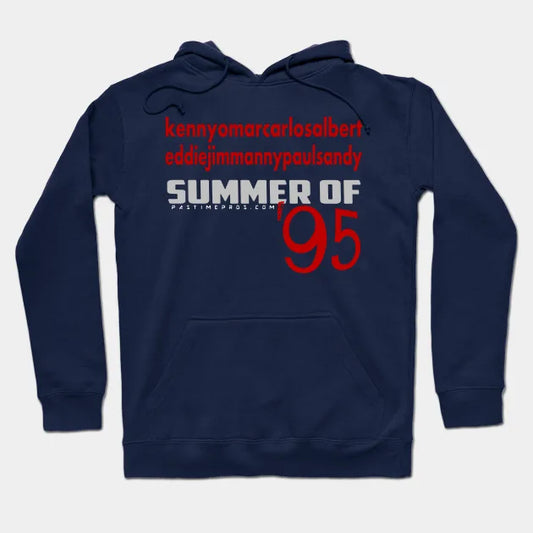 1995 Tribe Cleveland Indians Throwback Lineup Hoodie