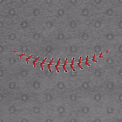 Baseball Lace Smile Hoodie