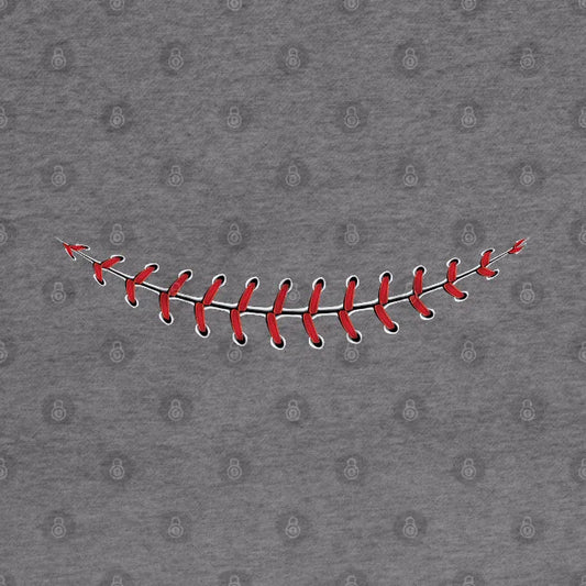 Baseball Lace Smile Hoodie