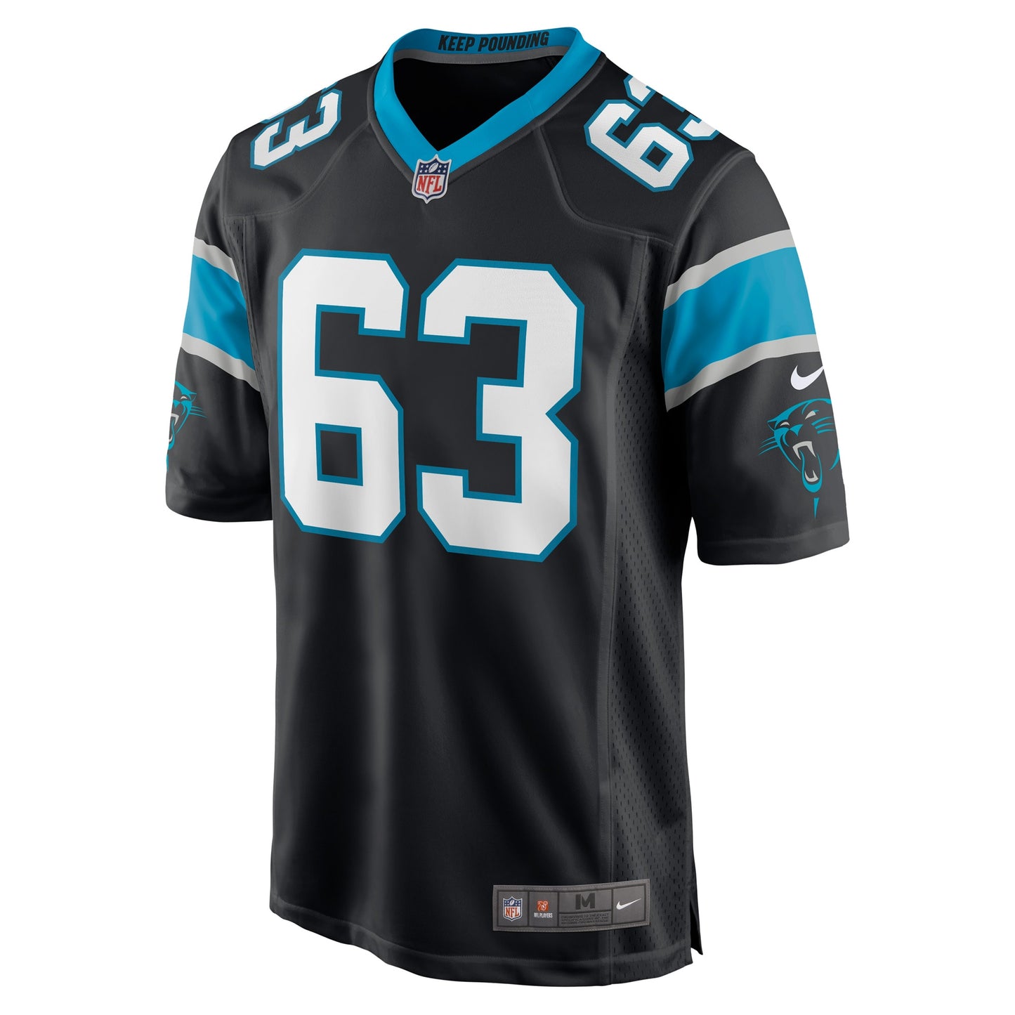 Austin Corbett Carolina Panthers Game Jersey - Black