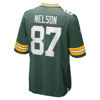 Jordy Nelson Green Bay Packers Retired Game Jersey - Green