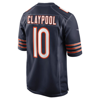 Chase Claypool Chicago Bears Game Player Jersey - Navy