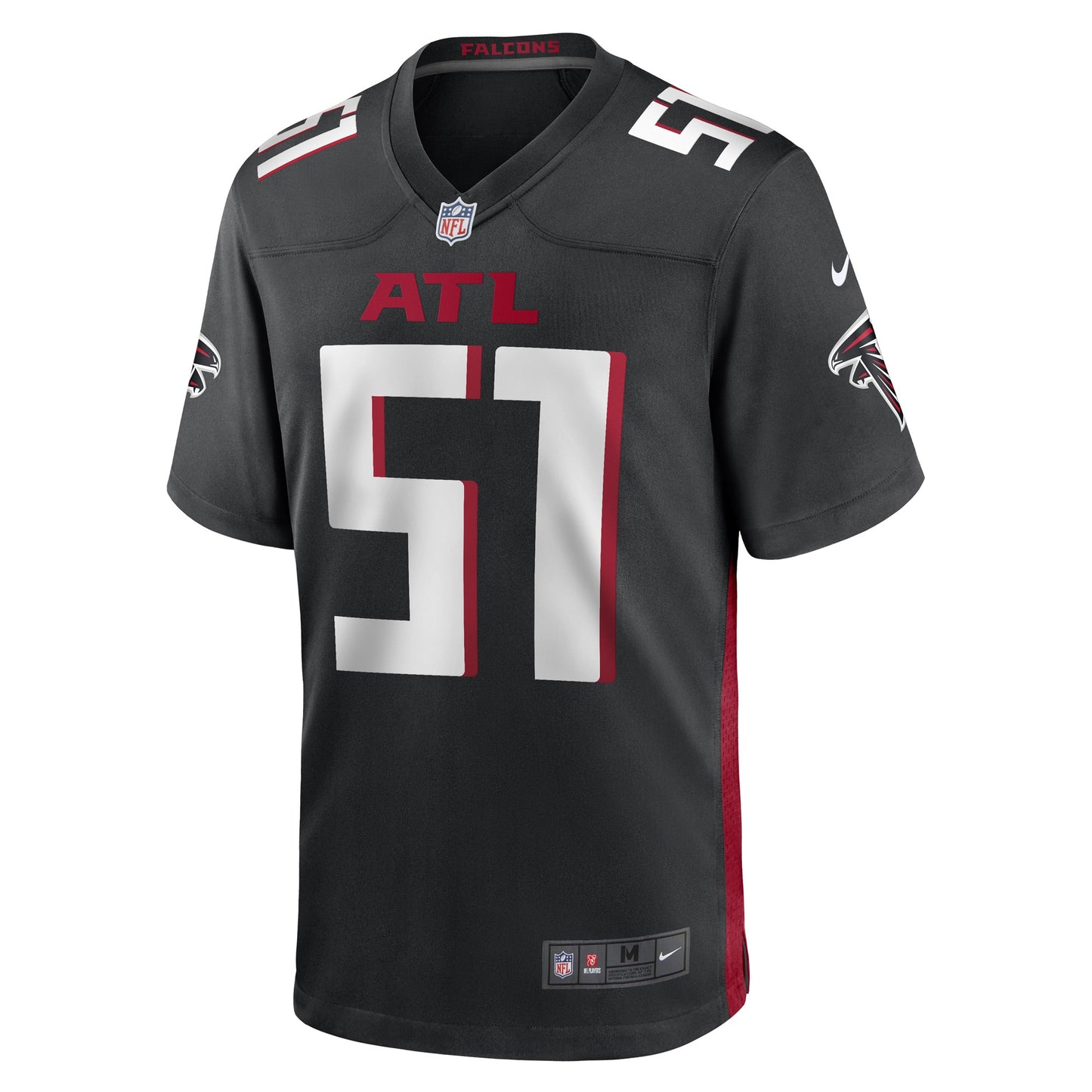 DeAngelo Malone Atlanta Falcons Game Player Jersey - Black