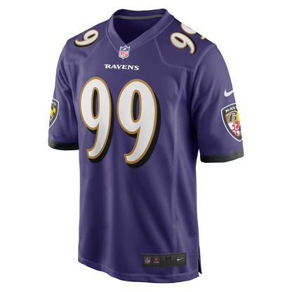 Odafe Oweh Baltimore Ravens Game Player Jersey - Purple