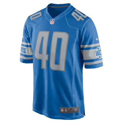 Brandon Joseph Detroit Lions Team Game Jersey - ?Blue
