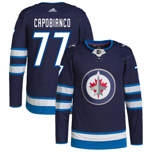Kyle Capobianco Winnipeg Jets Home Authentic Pro Jersey - Navy