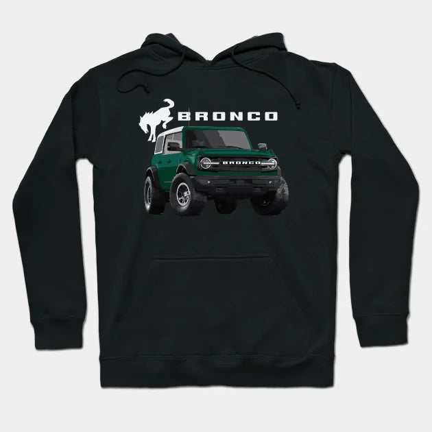 6Th Gen Bronco 6G Outter Banks Eruption Green Metallic Hoodie