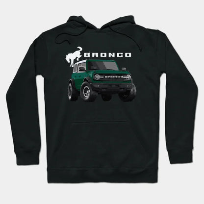 6Th Gen Bronco 6G Outter Banks Eruption Green Metallic Hoodie