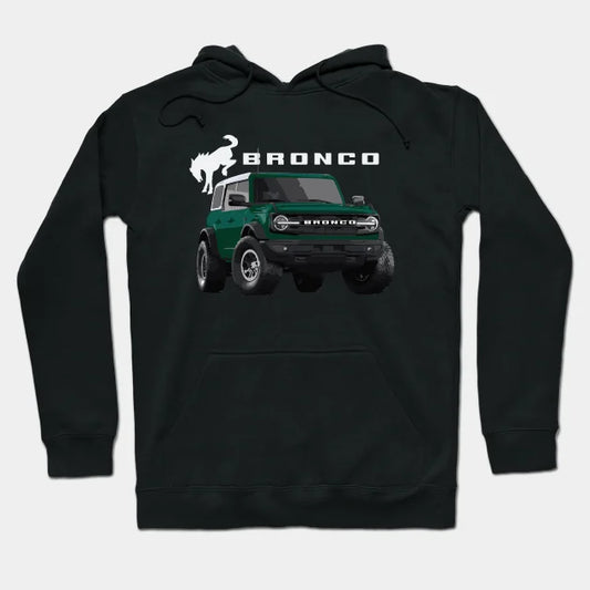 6Th Gen Bronco 6G Outter Banks Eruption Green Metallic Hoodie