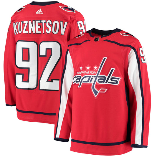 Evgeny Kuznetsov Washington Capitals Home Authentic Player Jersey - Red