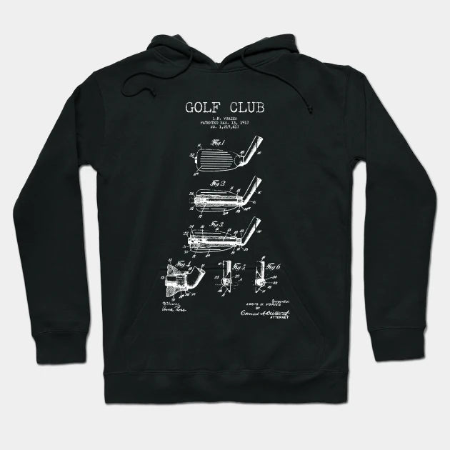 Golf Club Patent Hoodie