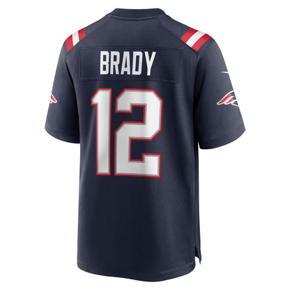 Tom Brady New England Patriots Game Retired Player Jersey - Navy