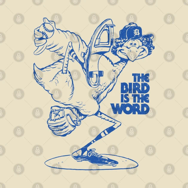 Detroit Tigers / Mark The Bird Fidrych 70S Retro Fan Design T-Shirt