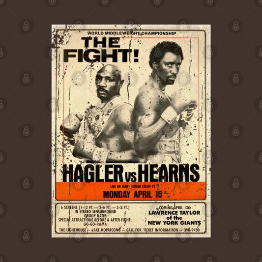 Marvin Hagler Vs Hearns T-Shirt
