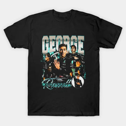 George Russell Retro Bootleg T-Shirt