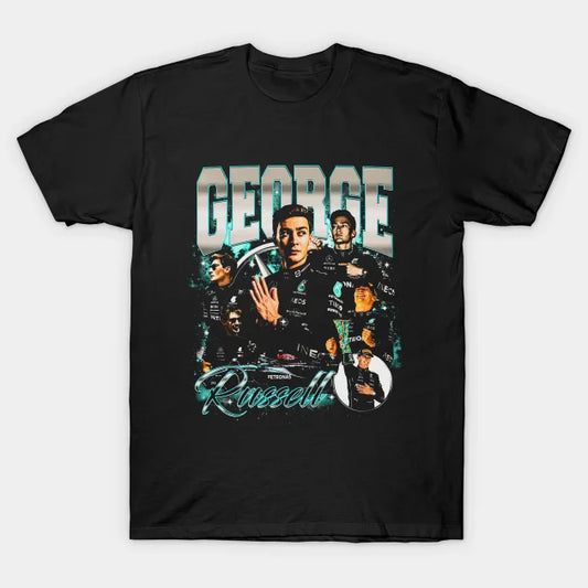 George Russell Retro Bootleg T-Shirt