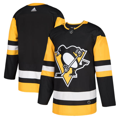 Pittsburgh Penguins Home Authentic Blank Jersey - Black