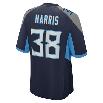 Davontae Harris Tennessee Titans Home Game Player Jersey - Navy