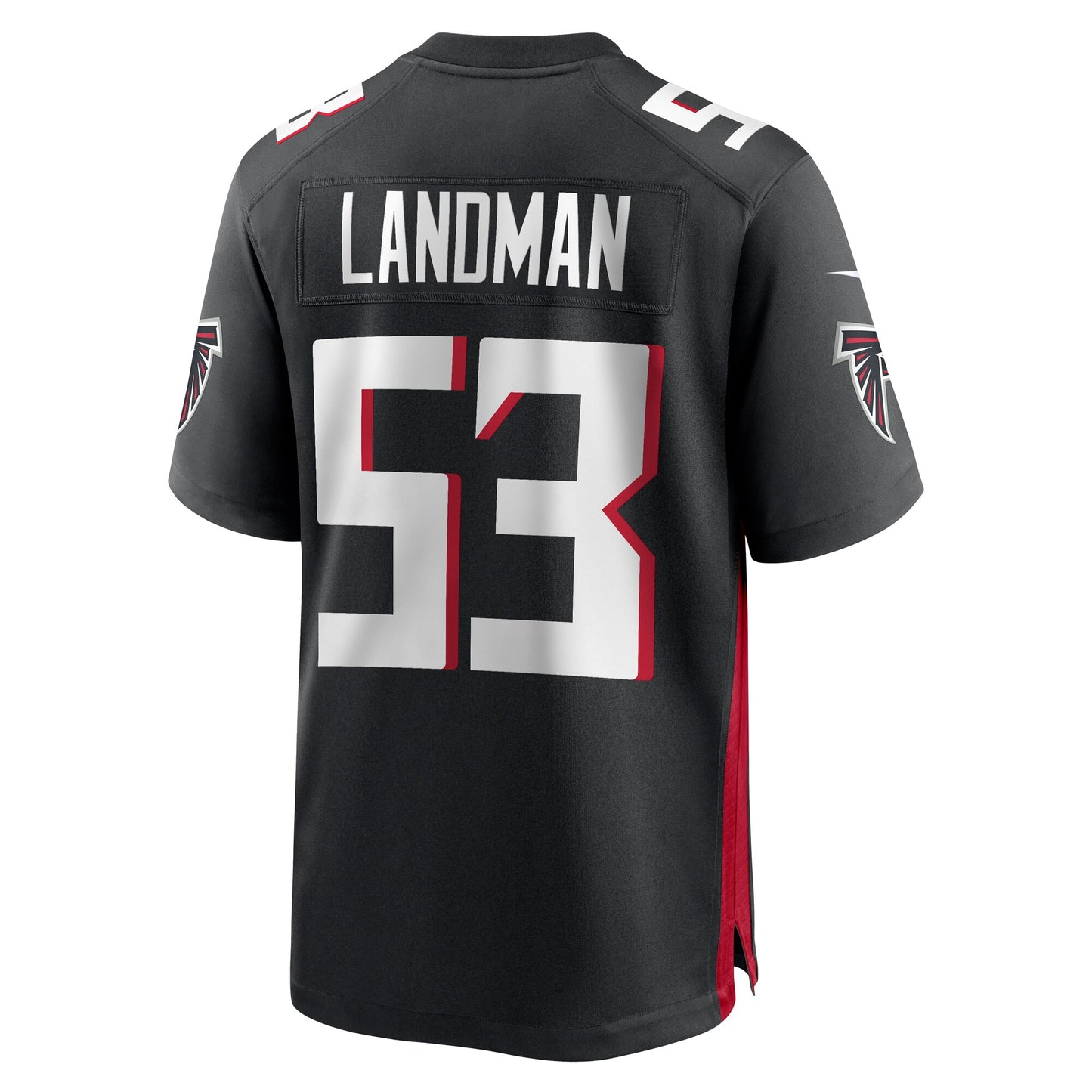 Nate Landman Atlanta Falcons Team Game Jersey - ?Black