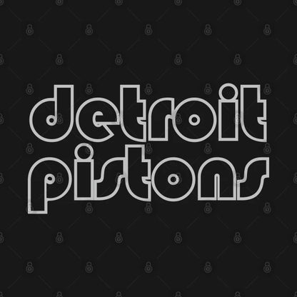 Detroit Pistons Retro Authentic Hoodie