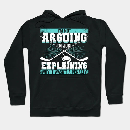 Funny Ice Hockey Player Gift Hoodie