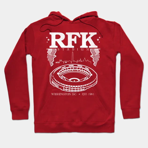 Rfk Stadium Defunct Washington Sports Arena Hoodie