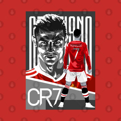 Cristiano Ronaldo In Red T-Shirt