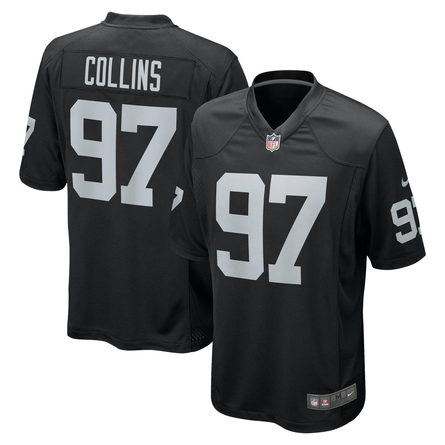 Maliek Collins Las Vegas Raiders Game Jersey - Black