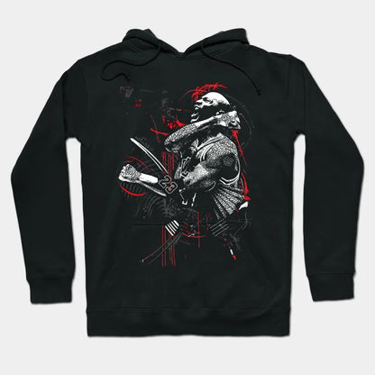 Michael Jordan Black Art Hoodie