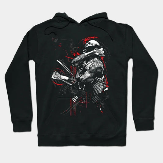 Michael Jordan Black Art Hoodie