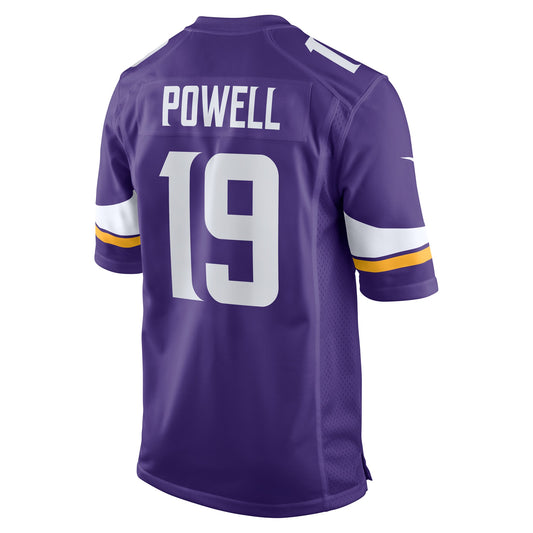 Brandon Powell Minnesota Vikings Game Jersey - Purple